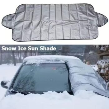 Universal Car Windshield Snow Cover | Frost, Ice, Rain & Sun Protector for Most Cars & SUVs, 1PC Auto Windscreen Shield