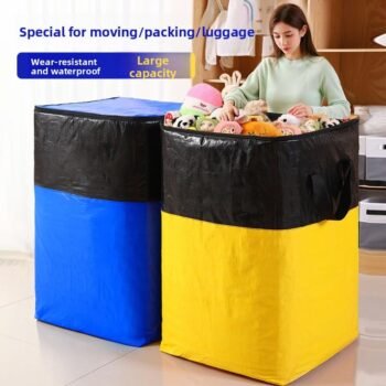Large Capacity Moving Luggage Packing Bag Thickened Durable Waterproof Wear-resistant Clothing Bag Organiser（A pack of 10 pieces）